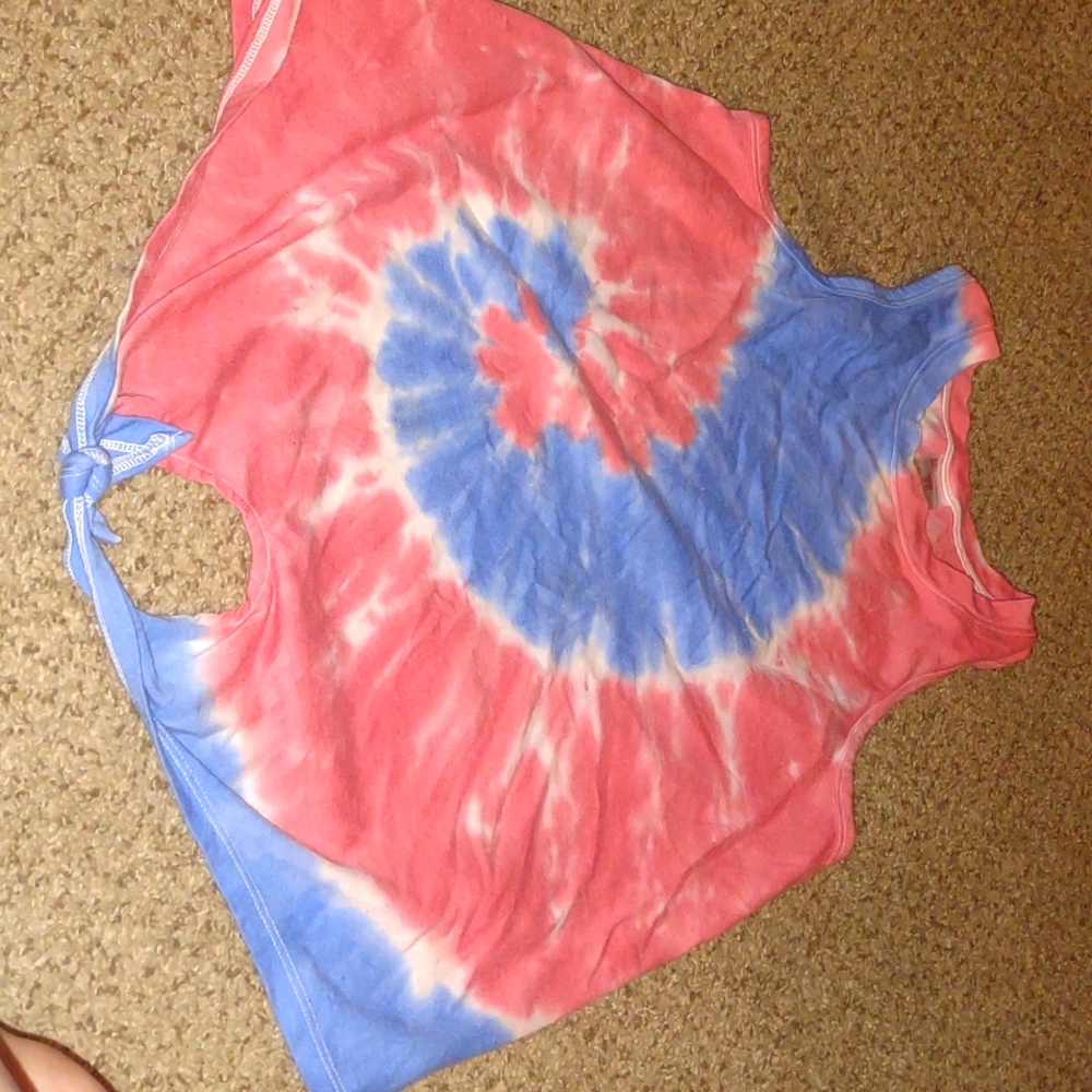 Juniors size small tie dye tank top